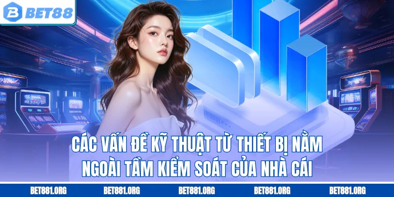 Các vấn đề kỹ thuật từ thiết bị nằm ngoài tầm kiểm soát của nhà cái